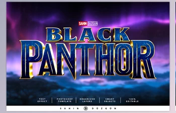 Black Panthor | Text-Effects/<span class='badge badge-warning'>Mockups</span> Graphicriver 28286854