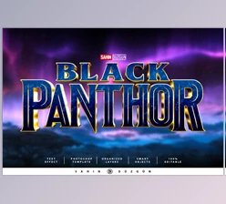 Black Panthor | Text-Effects/Mockups Graphicriver 28286854