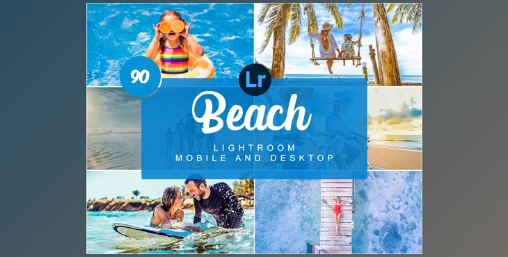 Download Beach Mobile and Desktop PRESETS CreativeMarket-5734325 (DNG, LR)