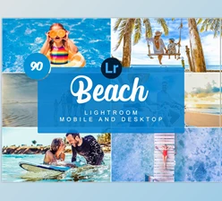 Download Beach Mobile and Desktop PRESETS CreativeMarket-5734325 (DNG, LR)