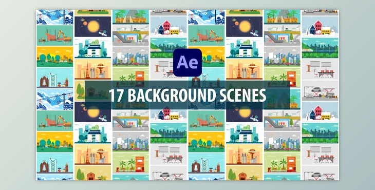 Download Background Scenes | After Effects (Videohive 30318431) - AE Project