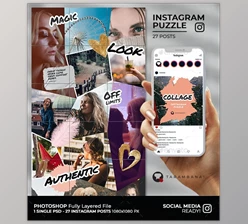 Collage – Instagram Puzzle Feed (Graphicriver 28278061)