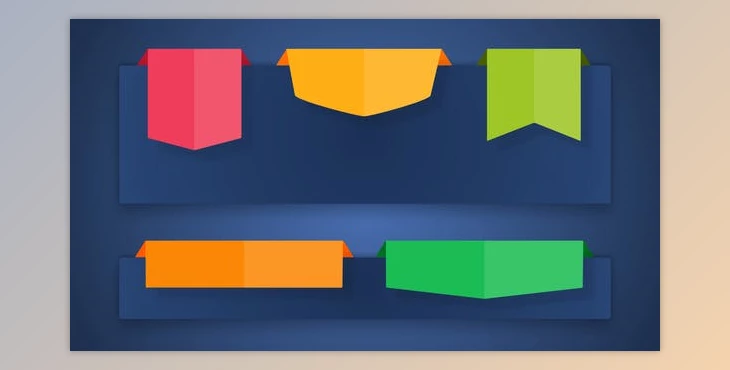 Download 21 Corner Ribbon (Videohive 23854716) - AE Project