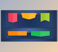 Download 21 Corner Ribbon (Videohive 23854716) - AE Project