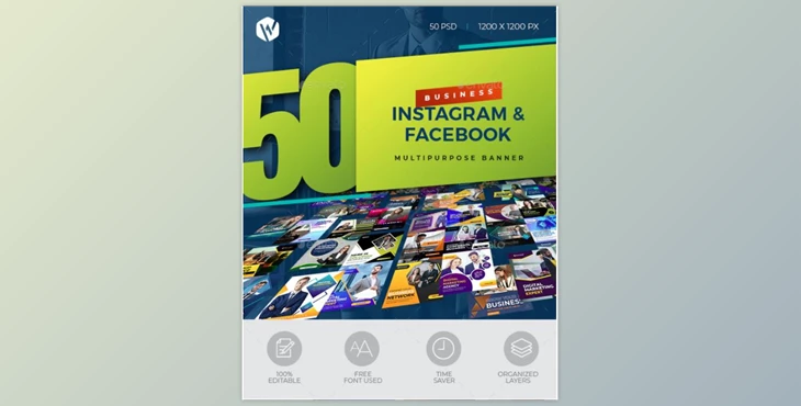 Graphicriver – 50 Instagram & Facebook Business Banners