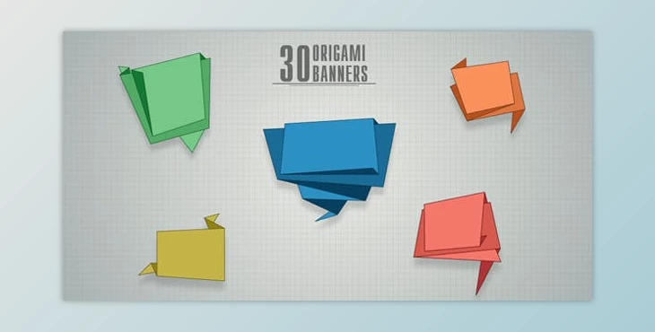 Download 30 Origami Banners (Videohive 10741264) - AE Project