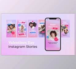 Download Valentines Day Love Instagram Stories (Videohive 30313104) - AE Project