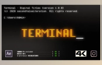 Download Terminal - Digital <span class='badge badge-warning'>Titles</span> (<span class='badge badge-warning'>Videohive</span> 25682135) - AE Project