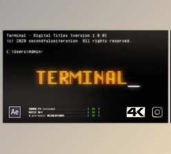 Download Terminal - Digital Titles (Videohive 25682135) - AE Project