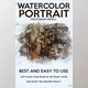 Download Watercolor Portrait Photoshop Effect GraphicRiver-30045297 (PSD, ABR)