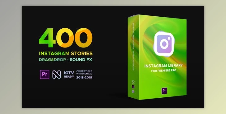 Download Instagram Library for Premiere Pro (Videohive 23068744) - PR Project