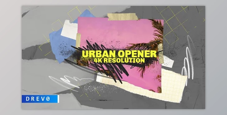 Download Urban Opener/ True Hip-Hop Logo Intro/ City/ New York/ Brush/ Colorful/ Dynamic/ Street/ Basketball (Videohive 30322404) - AE Project