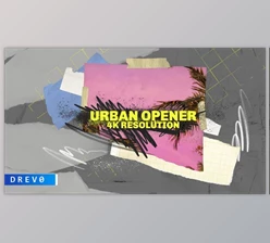 Download Urban Opener/ True Hip-Hop Logo Intro/ City/ New York/ Brush/ Colorful/ Dynamic/ Street/ Basketball (Videohive 30322404) - AE Project