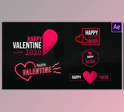 Download Valentine Clean Titles (Videohive 30333562) - AE Project