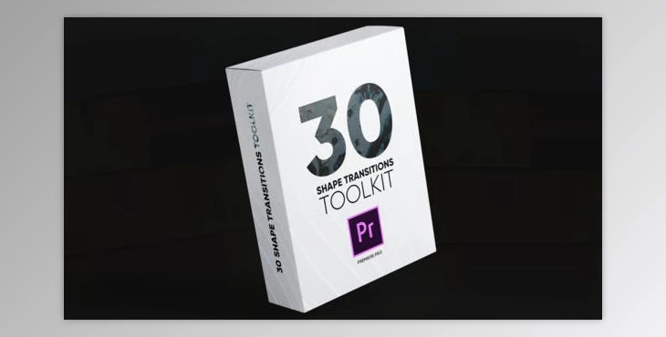 Download 30 Shape Transitions Toolkit (Videohive 30311231) - PR Project