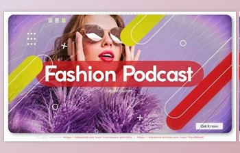 Download Fashion Podcast (Videohive <span class='badge badge-warning'>30290355</span>) - AE Project