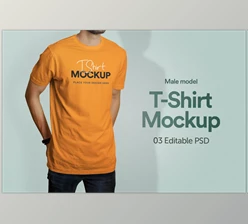 T-Shirt Mockup – Vol 03 MA8P4MR