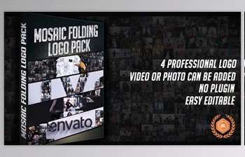 Download <span class='badge badge-warning'>Multi</span> Video Folding Logo Pack (Videohive 27018768) - AE Project
