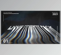 Download Liquid Typography (Videohive 30346334) - AE Project