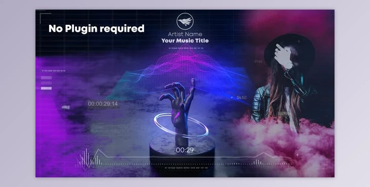 Download Hand Wave Music Visualizer (Videohive 30364228) - AE Project
