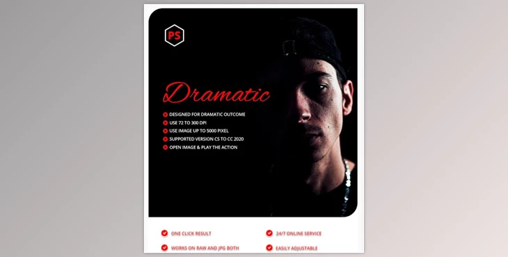 Download Dramatic Photoshop Action GraphicRiver-29826599 (ATN)