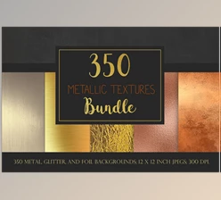 Metallic textures bundle (CreativeMarket 1454573)