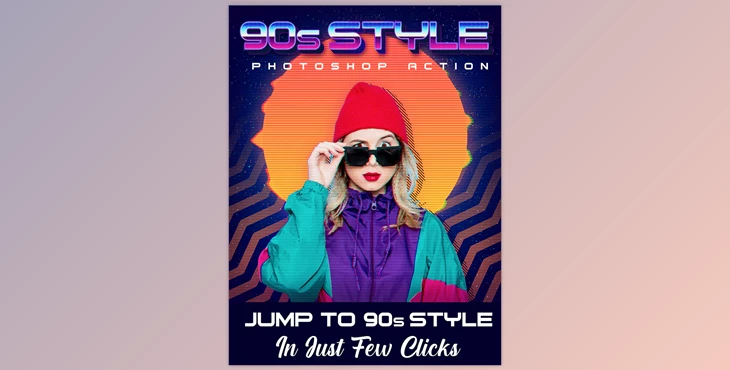 Download 90s Style Photoshop Action