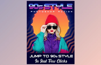 Download 90s Style <span class='badge badge-warning'>Photoshop</span> Action