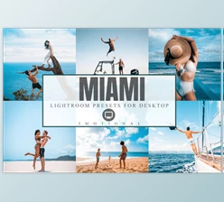 Download 18 Miami Lightroom Presets bright summer photo filter