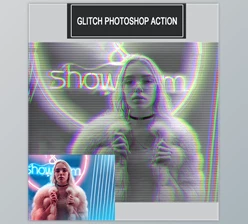 Download Glitch Photoshop Action