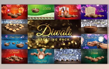 Diwali Greeting <span class='badge badge-warning'>Pack</span> – Motionarray 780232