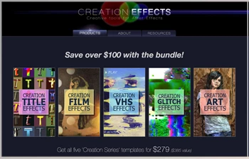 Download Creation Effects <span class='badge badge-warning'>Bundle</span> – These popular After Effects templates offer a huge variety of custom effects and presets.