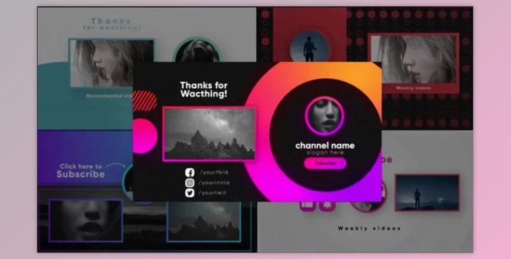 Download Youtube End Screens V3 (Motionarray 571554)