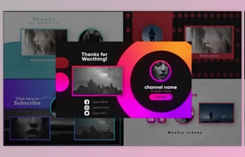 Download Youtube End <span class='badge badge-warning'>Screens</span> V3 (Motionarray 571554)