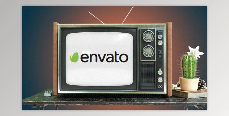 Download Vintage TV Logo (Videohive 26439056) - AE Project