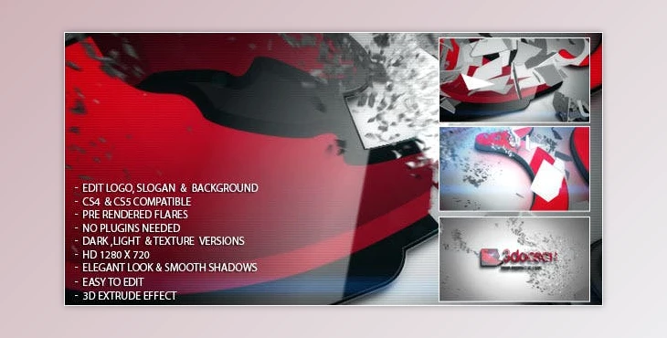 Download 3D Logo Shred (Videohive 1083292) - AE Project