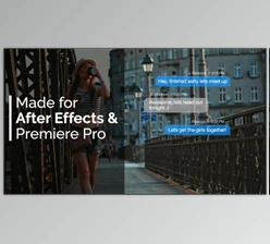 Download FLATPACKFX TEXT MESSAGE EFFECT - AFTER EFFECTS & PREMIERE PRO TEMPLATE