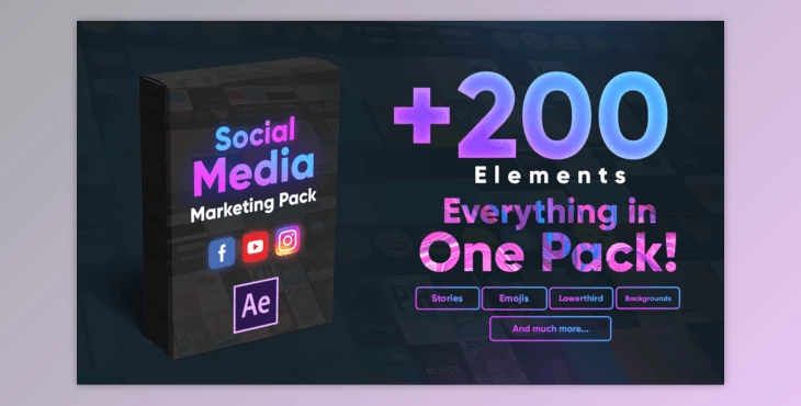 Download Social Media Marketing Pack (Videohive 25324172) - AE Project