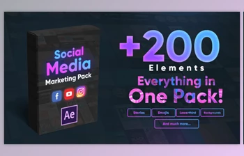 Download Social <span class='badge badge-warning'>Media</span> Marketing Pack (Videohive 25324172) - AE Project