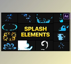 Splash Elements | After Effects (Videohive 28354161)