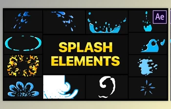 Splash Elements | <span class='badge badge-warning'>After</span> <span class='badge badge-warning'>Effects</span> (Videohive 28354161)