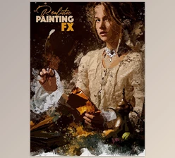 Download Realistic Painting FX Photoshop Action GraphicRiver-30203846 (ABR, ATN, PAT)