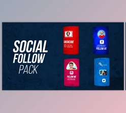 Social Follow Outro (Videohive 28369222)