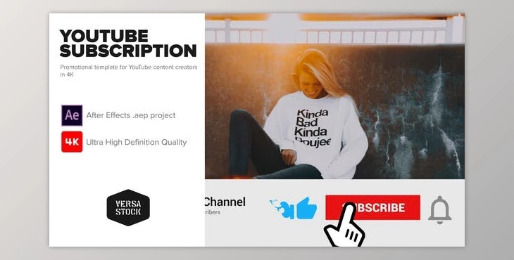 Download YouTube Subscribe Like Get Notified Fire FX Promotion Kit (Videohive 26421664) - AE Project
