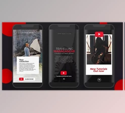 Download YouTube Instagram Stories (Videohive 25444349) - AE Project