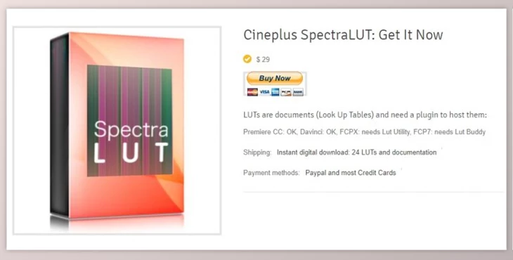 Download Cineplus – SpectraLUT