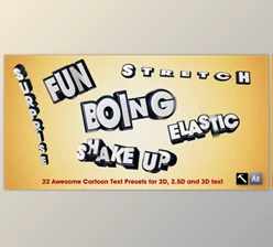 Download 22 Awesome Cartoon Text Presets (Videohive 4939131)