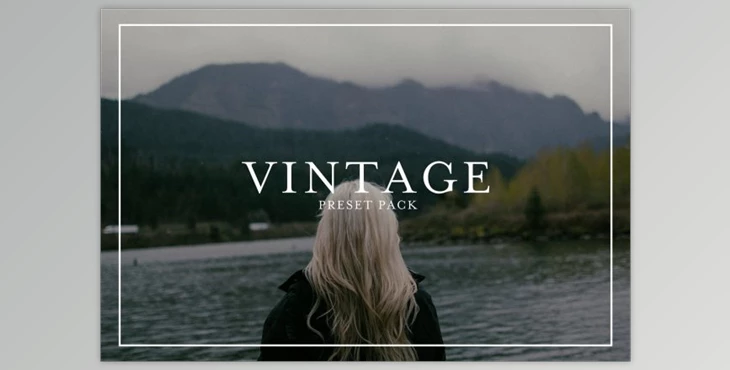 Download Vintage Film Presets Pack - 4 Presets (.XMP)