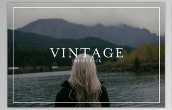 Download Vintage Film Presets Pack - <span class='badge badge-warning'>4</span> Presets (.XMP)