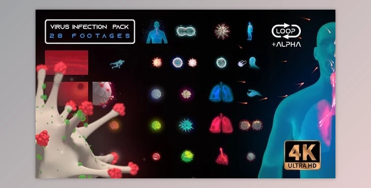 Download Virus Infection Medical HUD Body Pack (Videohive 25946269)